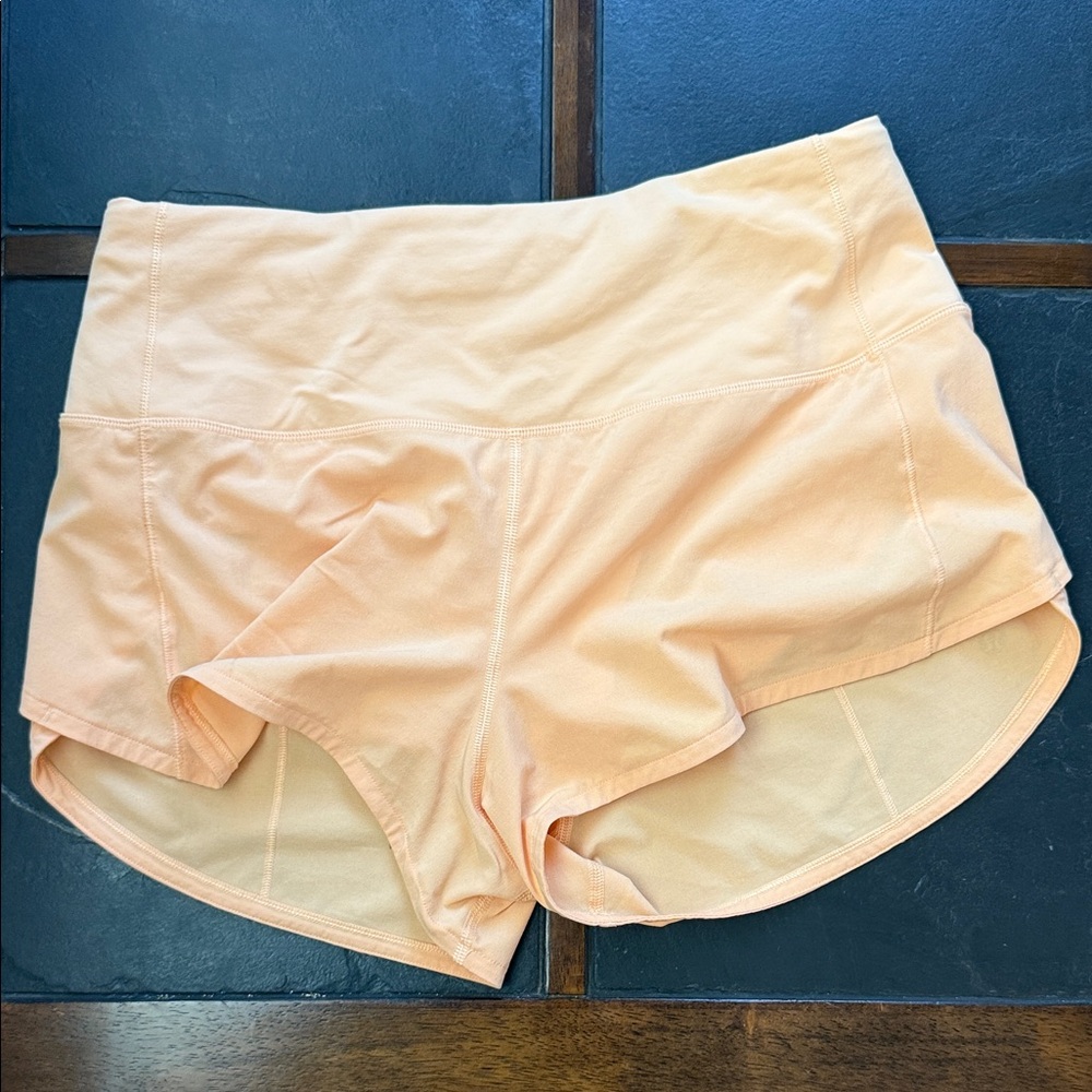 Lululemon Athletica Peach Athletic Shorts